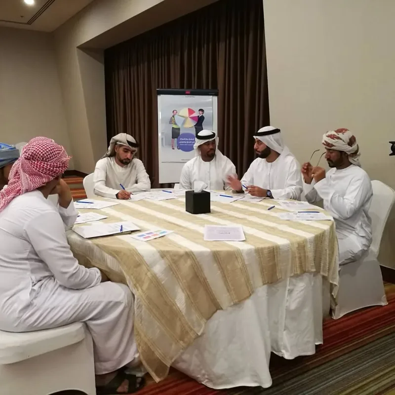 حضور فريق سواعد زايد التطوعي بعض الدورات من الجهات الأخرى مثل المركز الإداري و كي سمارت و جلسة العصف الذهني مع مجالس الشباب