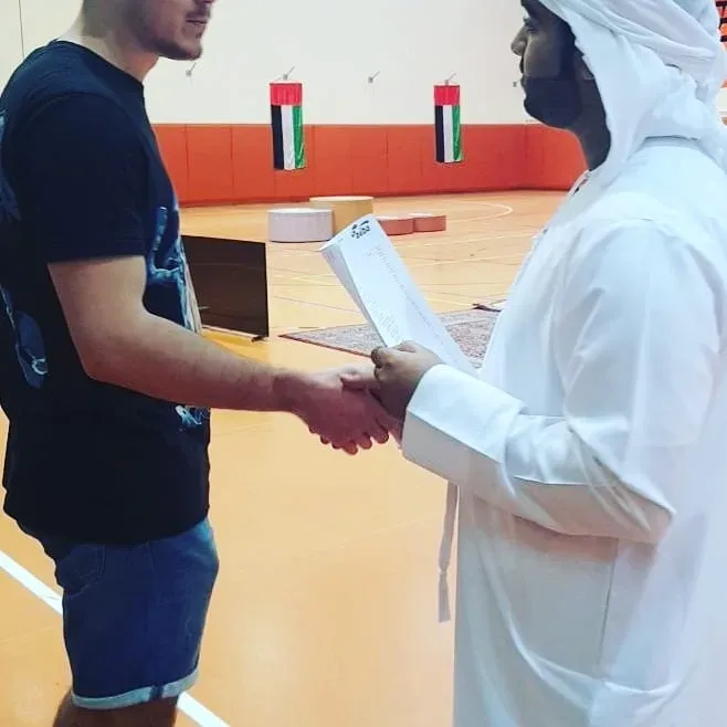 مشاركة فريق سواعد زايد التطوعي في بطولة الملاكمة العربية في عاصمة أبوظبي