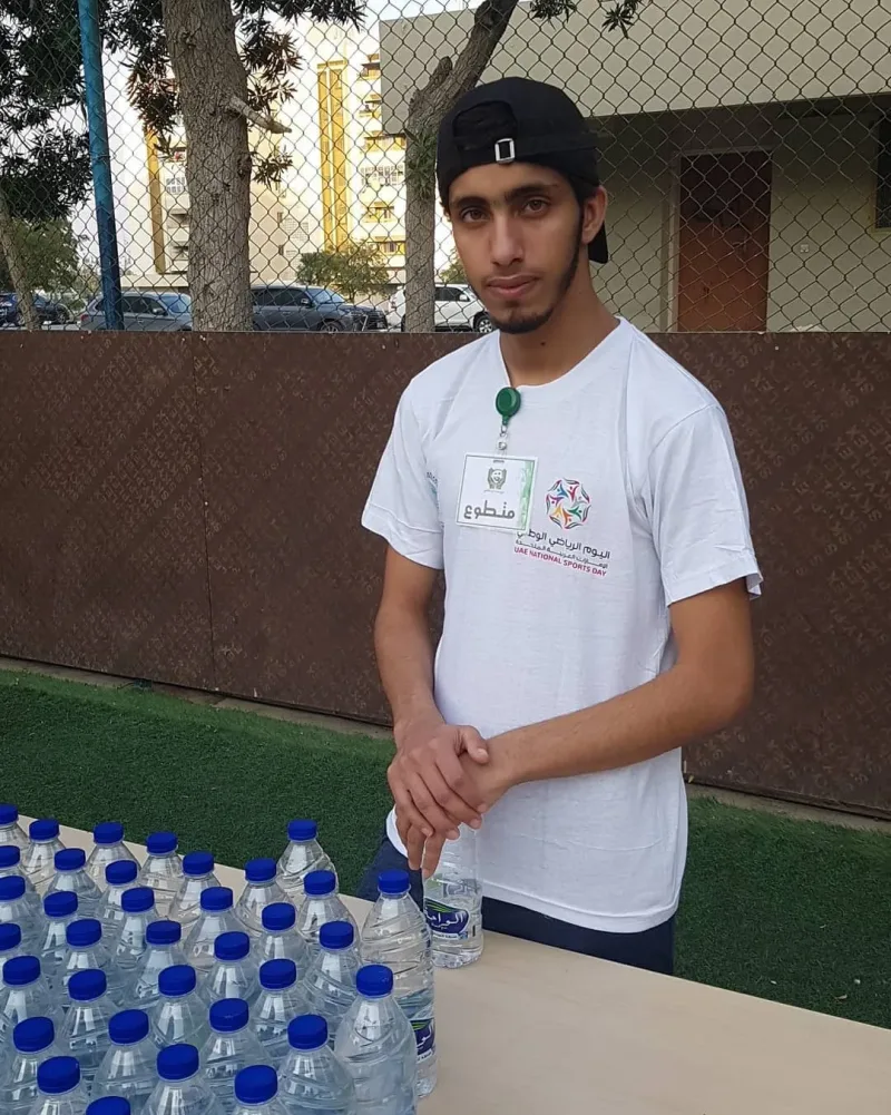 تواجد فريق سواعد زايد النطوعي ضمن فعاليات اليوم الرياضي الوطني يعطيهم العافية