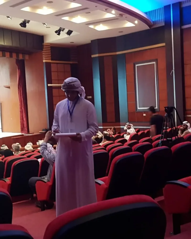 التواجد القوي لفريق سواعد زايد التطوعي في غرفة تجارة وصناعة الفجيرة بالامسية الشعرية بيت الشعر المقامة برعاية جمعية الفجيرة الثقافية الاجتماعية