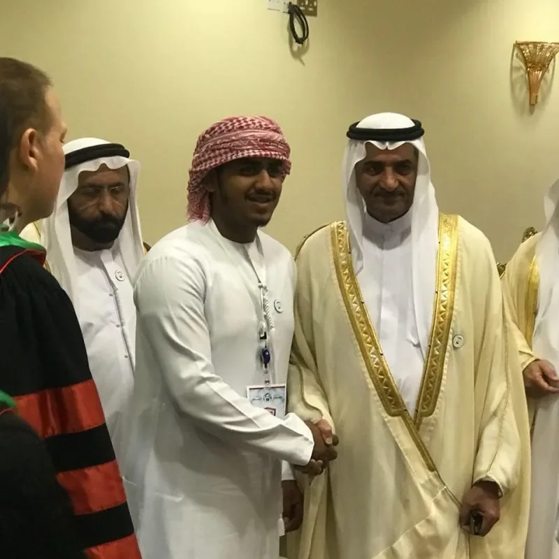 برعاية كريمة وحضور من صاحب السمو الشيخ حمد بن محمد الشرقي حاكم الفجيرة ومشاركة فريق سواعد زايد التطوعي بالتنظيم والاستقبال والاداء والعرض في تخريج طلبة عام زايد من جامعة الفجيرة في