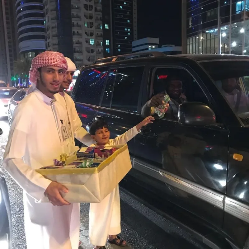 حق الليله وليلتكم احلى مع سواعد زايد
