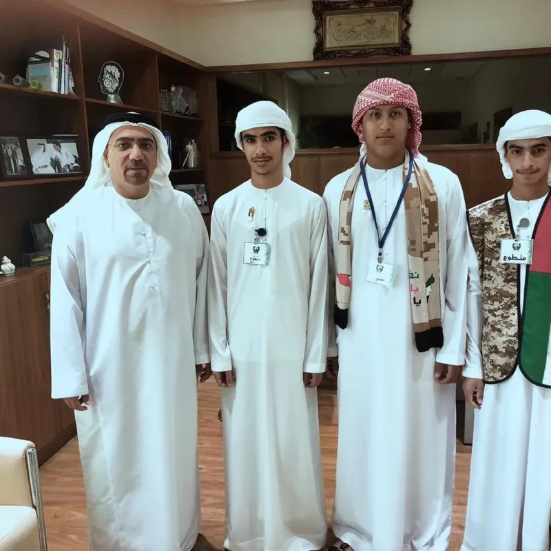 مبادرة برنامج سواعد زايد التطوعي ليوم العلم في مستفشى الشرق 🇦🇪