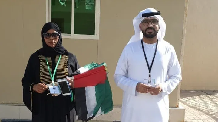مشاركه فريق سواعد زايد التطوعي في مركز دبا الحصن الصحي في فعاليات اليوم الوطني 22-11-2018