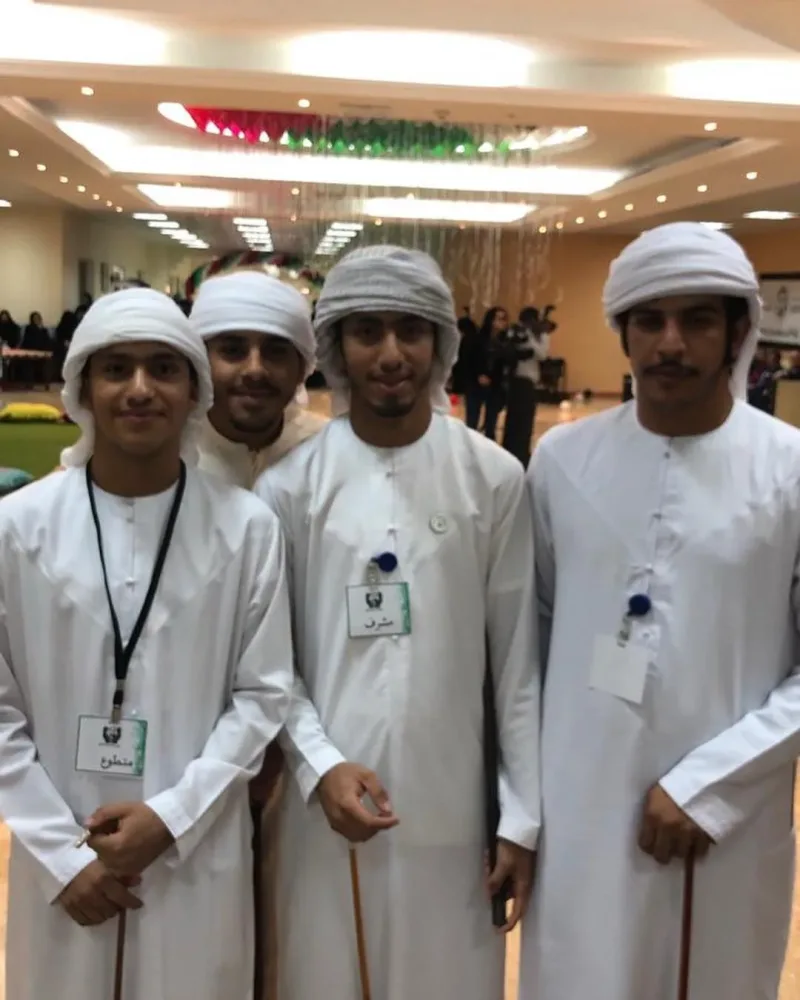 مشاركه فريق سواعد زايد التطوعي بفعاليات اليوم الوطني في جامعه الشارقه فرع خورفكان 26-11-2018