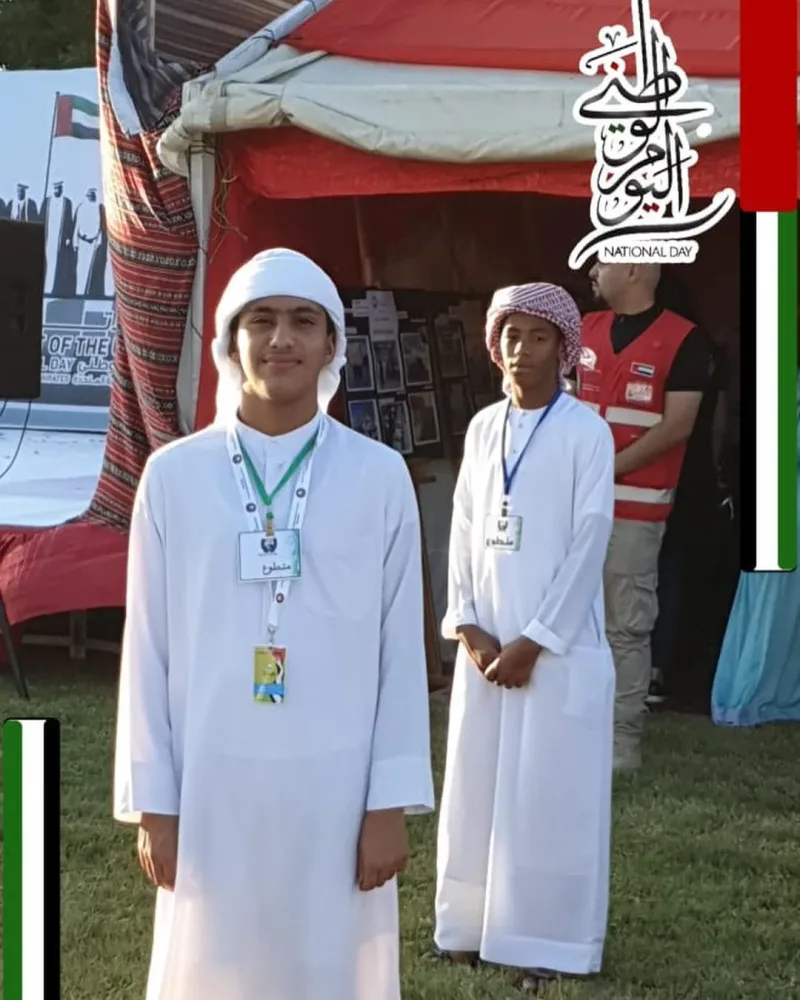 الجزء الاول - مشاركه فريق سواعد زايد التطوعي تنظيم فعاليات اليوم الوطني في جامعه عجمان -فرع الفجيره 27-11-2018