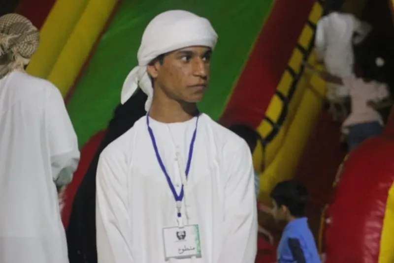 مشاركة فريق سواعد زايد التطوعي في فعاليات اليوم الوطني بالقريه التراثية 29-11/2-12-2018