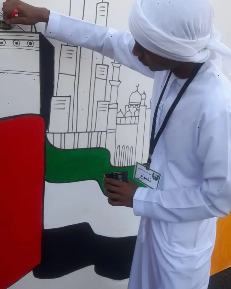مشاركه فريق سواعد زايد التطوعي في تنظيم فعاليه اسبوع الابتكار وذلك يوم 16-02-2019