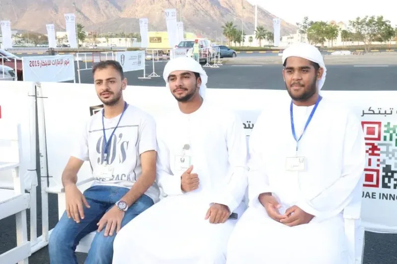 اسره سواعد زايد التطوعي خلال تنظيمهم لفعاليه اسبوع الابتكار وذلك تاريخ 16-02-2019