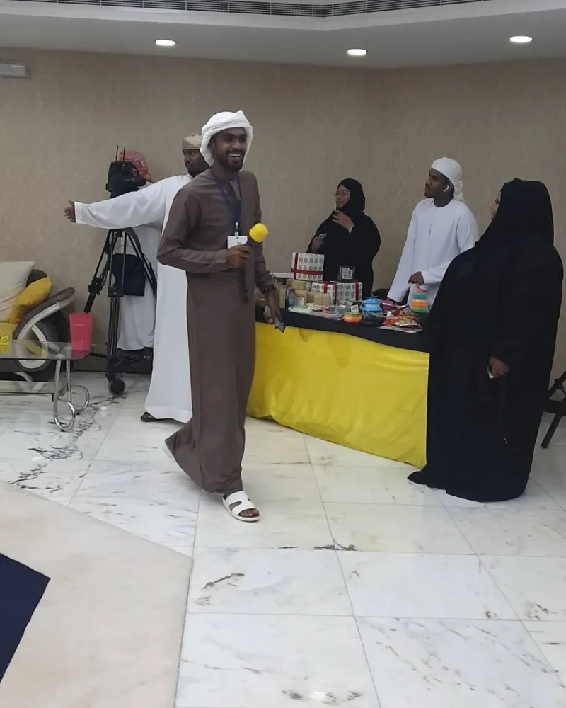 مشاركة فريق سواعد زايد التطوعي مع نادي اتخاد كلباء الرياضي الثقافي وتقديم فريق سواعد زايد فقراته المتنوعة من مسابقات والعاب رياضية وترفيهية شعبيه وامثال تراثية ومسرحية ورزفات امارا