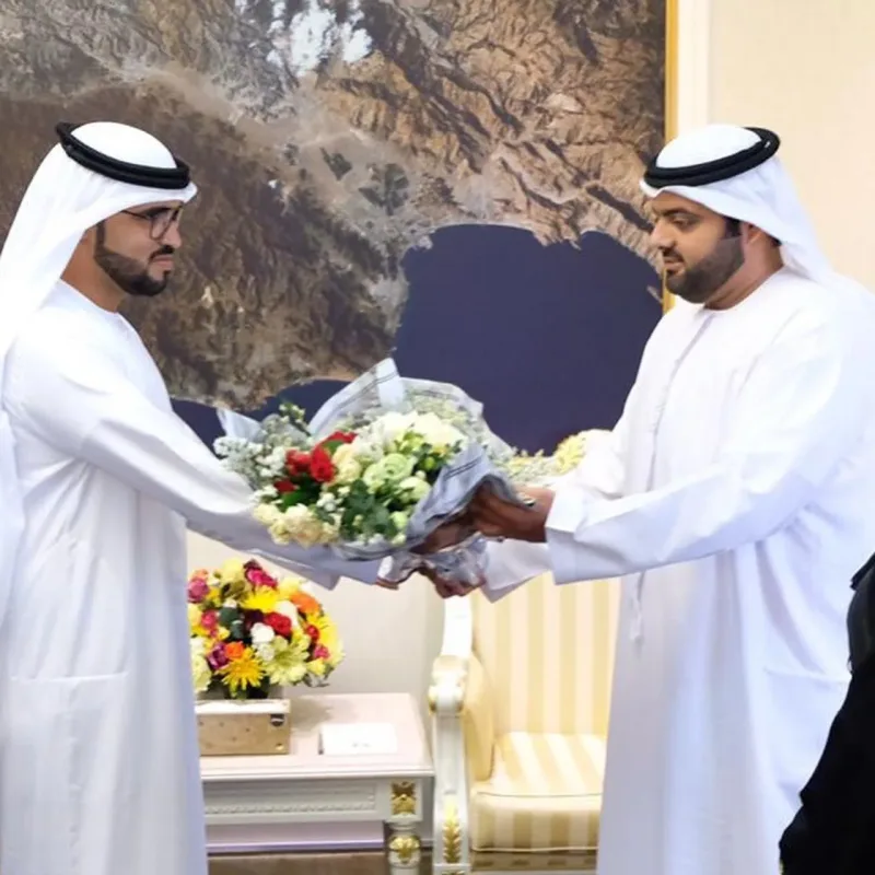زيارة اعضاء ادارة جمعية سواعد الإمارات التطوعية اليوم سمو الشيخ محمد بن حمد الشرقي في ديوانه الاميري لإطلاعه على خطط عمل الجمعية المستقبلية