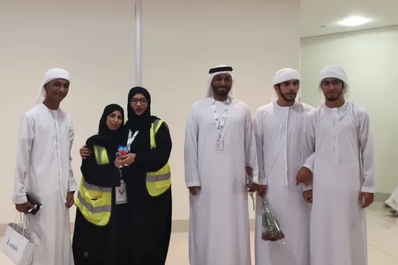 مقتطفات جميلة عاشها متطوعون جمعية سواعد الامارات برفقة المتنافسون خلال بطولة البوكسنج