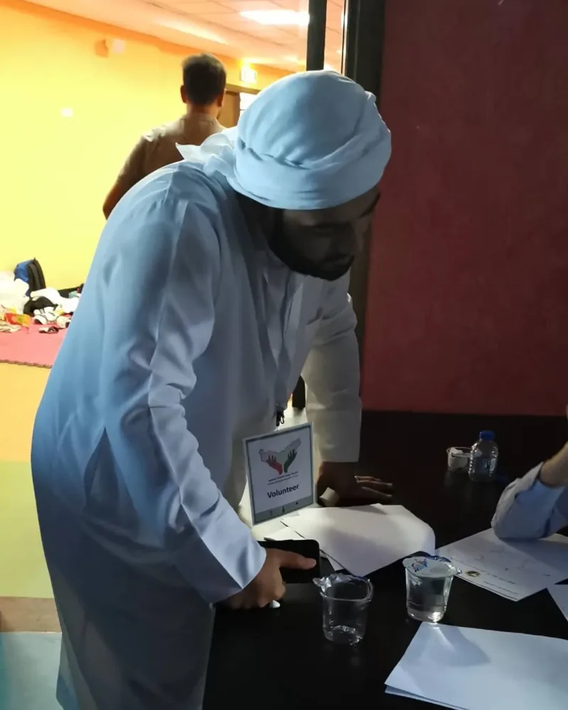 مشاركة جمعية سواعد الامارات التطوعية في بطولة ولي عهد الفحيرة للتايكواندوا المقامة في محمع زايد الرياضي بالفجيرة ليومين 22/23-11-2019 على التوالي