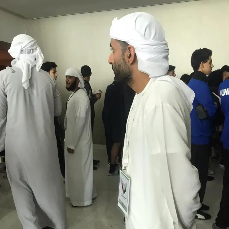 مشاركة جمعية سواعد الامارات التطوعية مع نادي الفنون القتالية في تنظيم لاعبين بطولة التايكواندوا العربية والدولية لتسجياهم وتوزينهم في فندق رويال ام