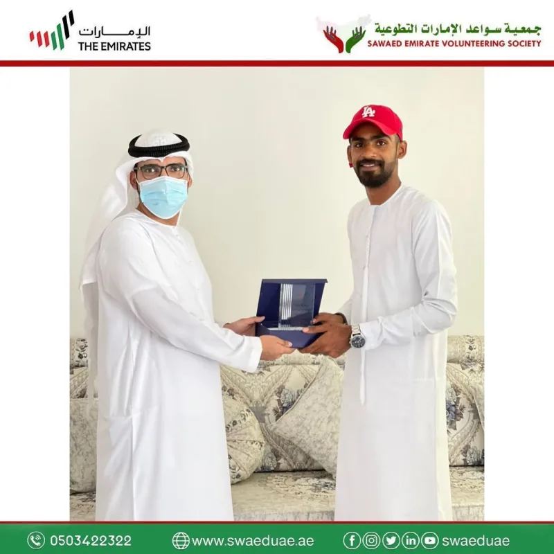 تكريم جمعية سواعد الامارات التطوعية لأعضاء جمعيتها المحترمين على جهودهم وتفانيهم لإبراز العمل التطوعي