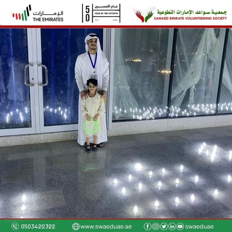 مشاركة جمعية سواعد الامارات التطوعية بفعالية ساعة الارض يوم 26/3/2022 مع هيئة البيئة بالفجيرة